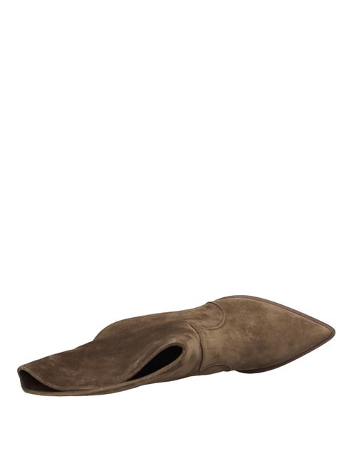 Suede ankle boots GIANVITO ROSSI | DENVER CAM.MARRONE